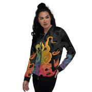 Octopus Rainbow Unisex Bomber Jacket